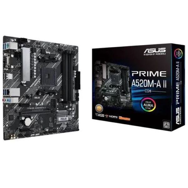 Placa Madre Asus Prime A520M-A II/CSM