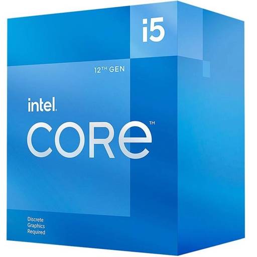 Procesador Intel Core i5-12400F, 2.5GHz, Socket LGA 1700, 6-Core / 12-Threads, Sin Gráficos