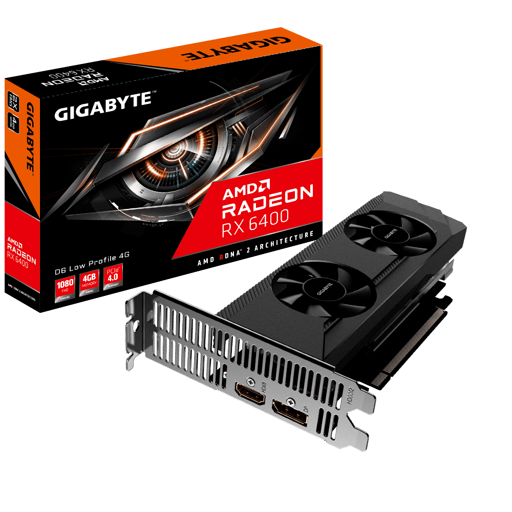 Tarjeta de Video GIGABYTE RX 6400 4GB GDDR6