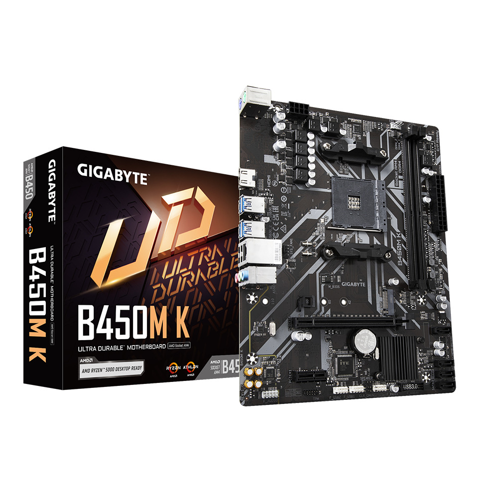 Placa Madre GIGABYTE B450M K