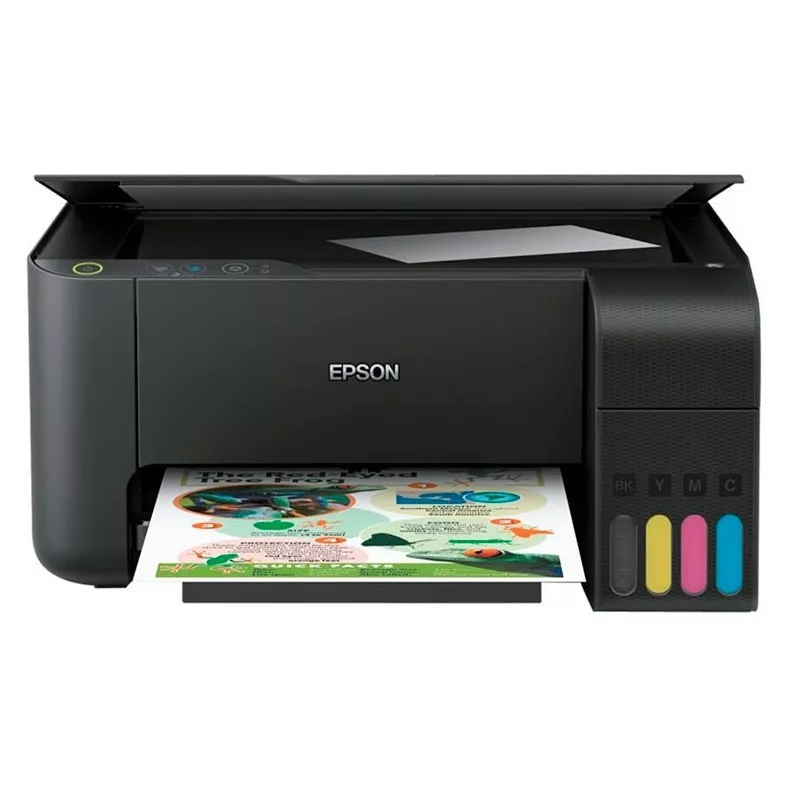 Impresora Multifuncional tinta color Epson EcoTank L3210, 10 ppm/negro, 5 ppm/color, USB 2.0