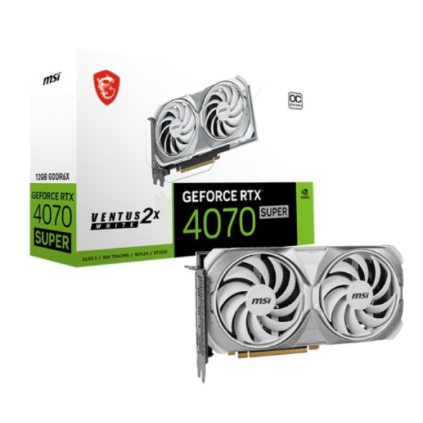 MSI RTX 4070 SUPER VENTUS 2X 12GB OC GDDR6X WHITE