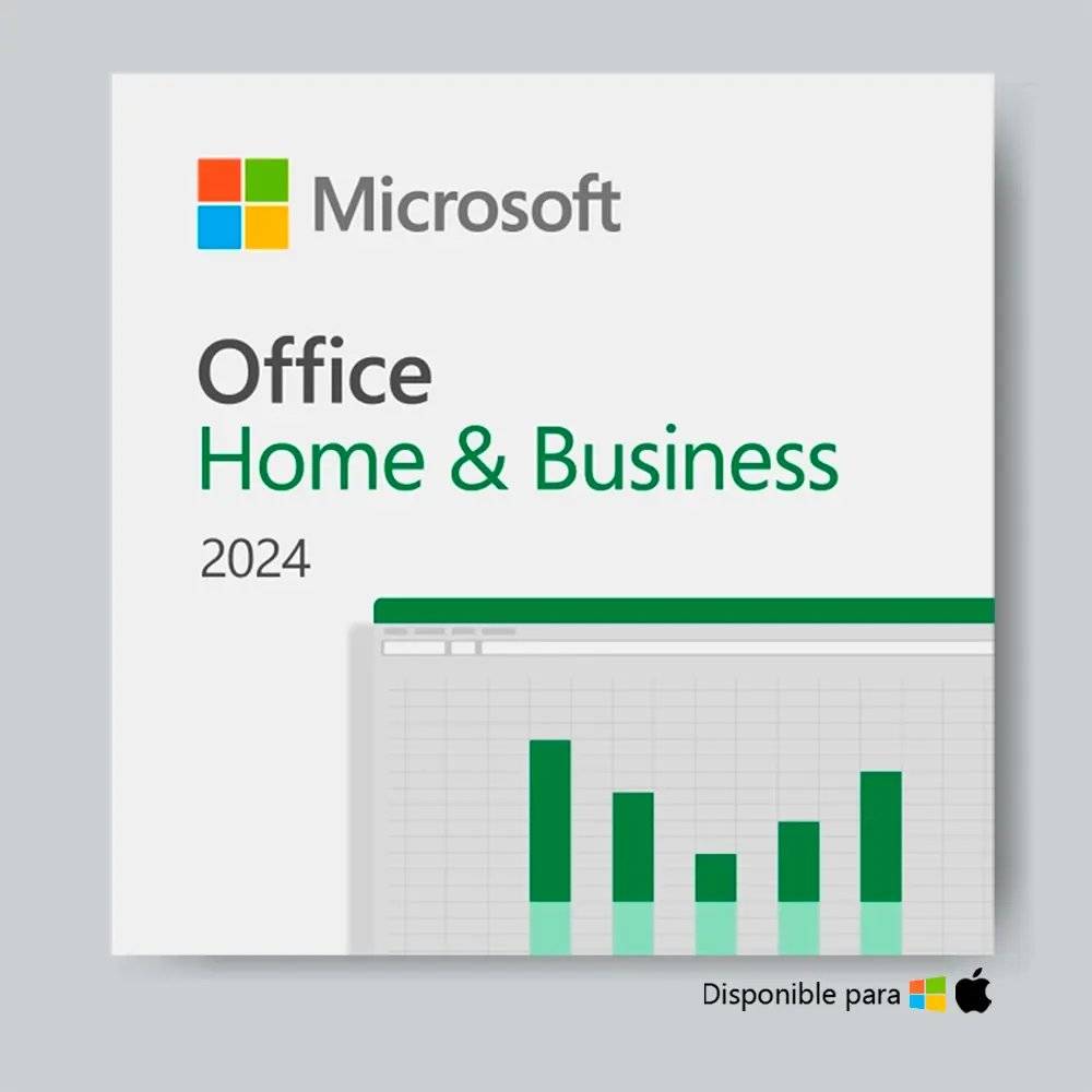 Microsoft Office Home & Business 2024, Licencia 1 PC, Windows/Mac, Producto Digital Descargable ESD