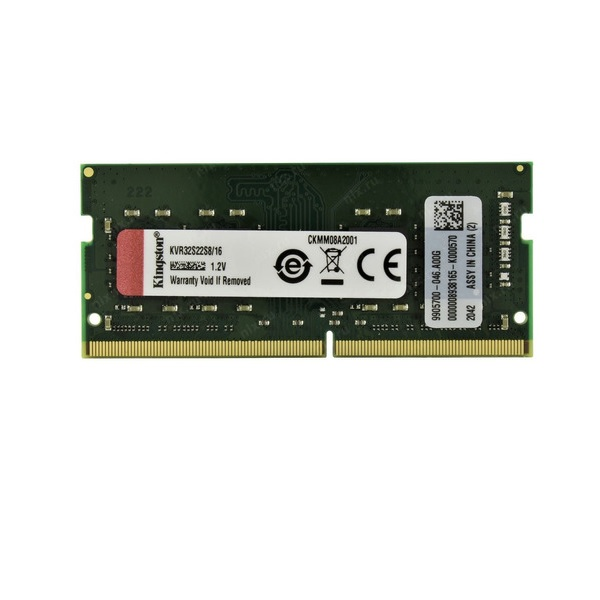 Kingston ValueRAM - DDR4 - módulo - 16 GB - SO-DIMM de 260 contactos - 3200 MHz / PC4-25600 - CL22 - 1.2 V - sin búfer - no ECC - para Intel Next Unit of Computing 12 Pro Kit - NUC12WSHi3, 12 Pro Kit - NUC12WSKi5