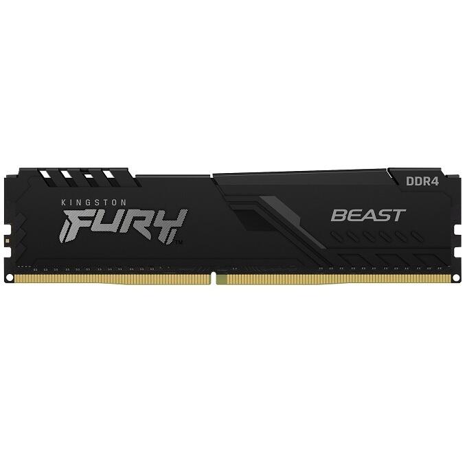 KINGSTON FURY BEAST BLACK 8GB 3600MHZ DDR4 KF436C17BB