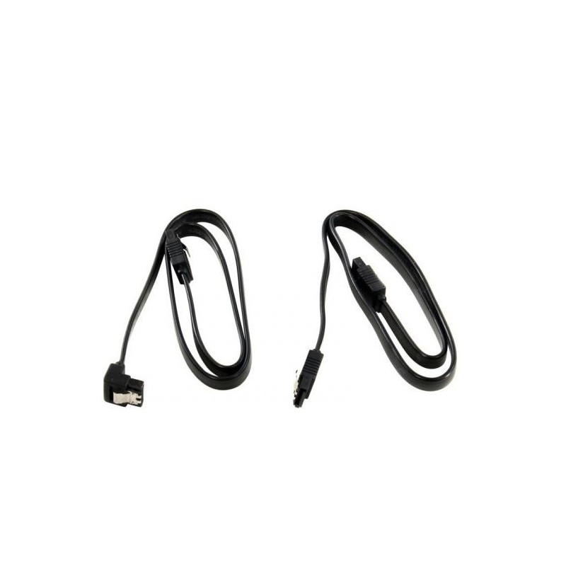 PACK 2 CABLES SATA 3 6 GB/S (90 grados - normal)