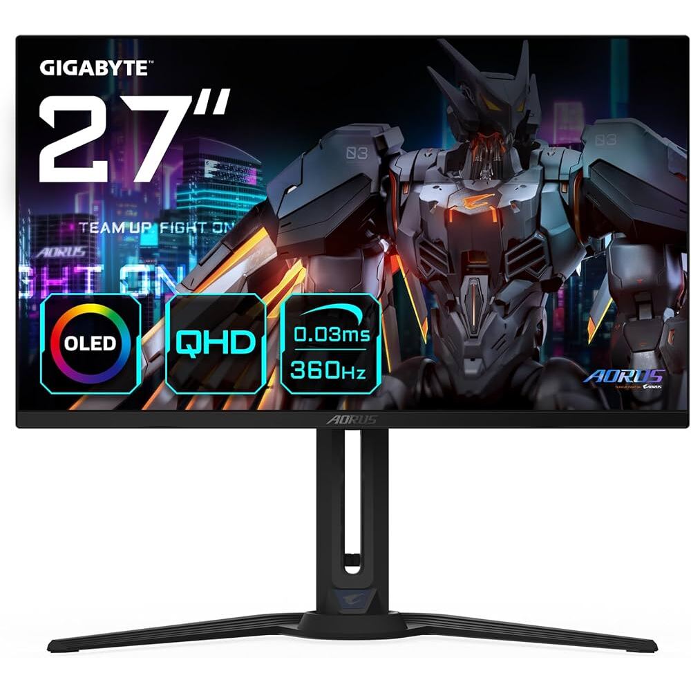 Monitor Gamer Gigabyte AORUS FO27Q3 27", QD-OLED, 360Hz, FreeSync Premium