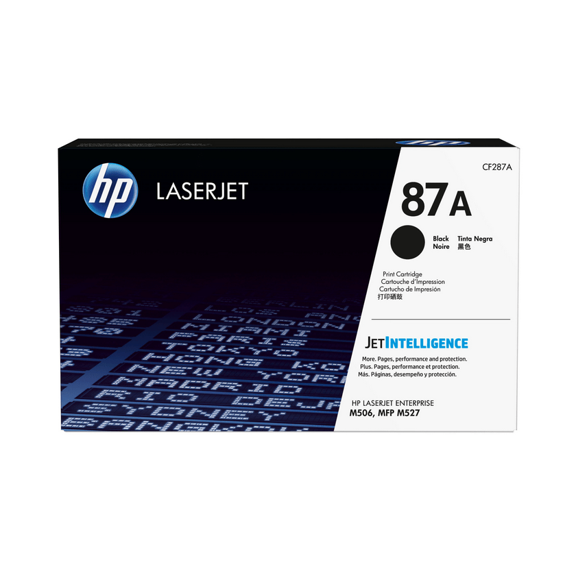 HP 87A - Negro - original - LaserJet - cartucho de tóner ( CF287A ) - para LaserJet Enterprise Flow MFP M527, M506, MFP M527, LaserJet Pro MFP M527