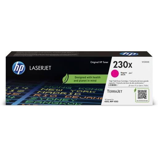 HP 230X - Magenta - original - LaserJet - cartucho de tóner (W2303X) - para Color LaserJet Pro 4201, 4202, 4203, MFP 4301, MFP 4302, MFP 4303