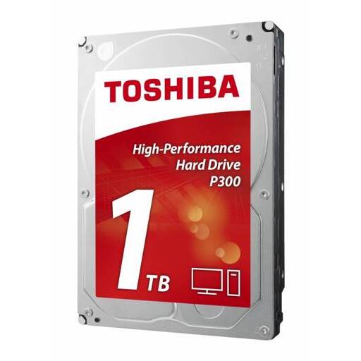 Disco Duro 1TB para PC Toshiba P300, 3.5", 7200 RPM, 64MB Cache, SATA 6.0Gb/s