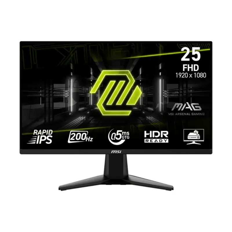 Monitor Gamer MSI MAG 255F E20 24.5″ Full HD Rapid IPS 200Hz 0.5ms