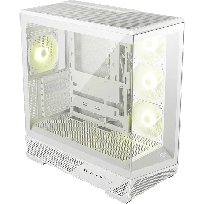 Gabinete Gamer Msi MSI MAG PANO 130R PZ WHITE