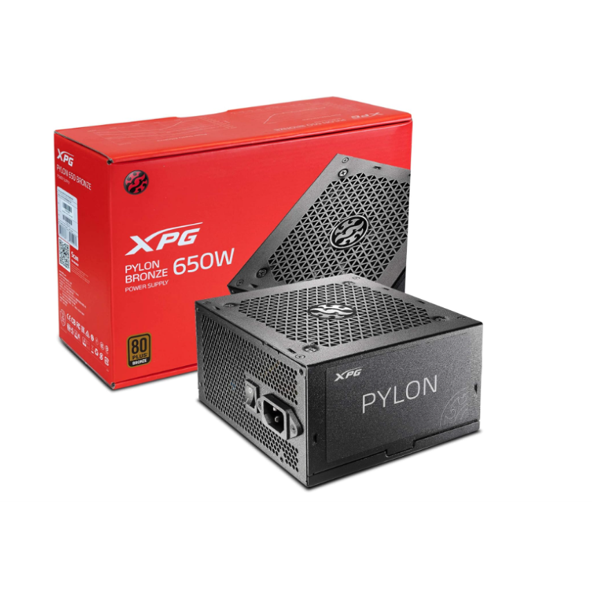 Fuente de Poder Xpg Pylon de 650 Watts (Certificado 80+ Bronze, ATX)
