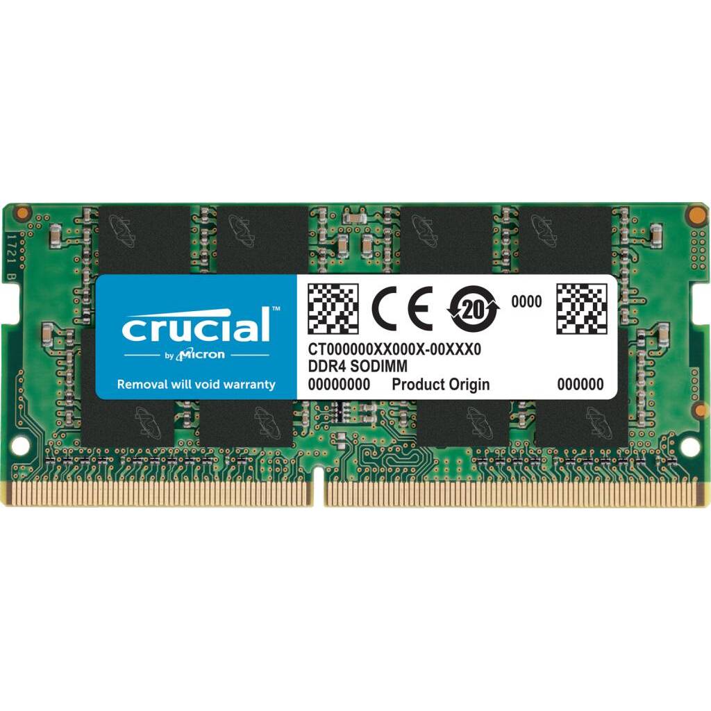 Memoria RAM para Notebook DDR4 16GB 3200MHz Crucial, CL22, SO-DIMM, 1.2V