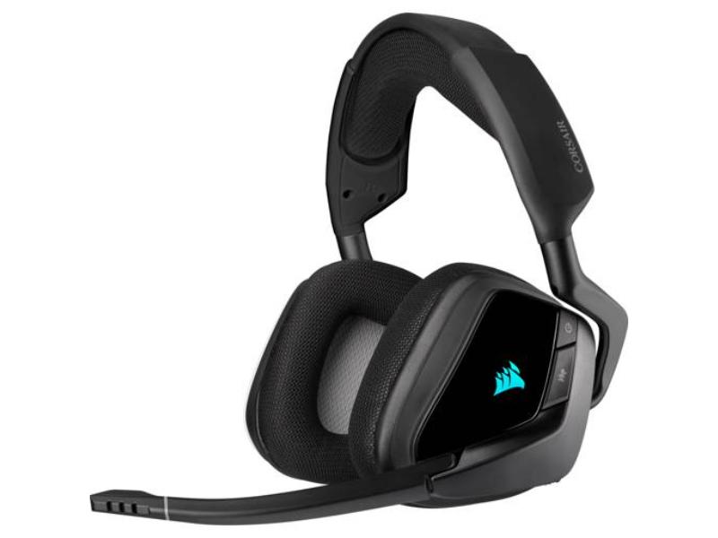 CORSAIR Gaming VOID RGB ELITE - Auricular - tamaño completo - 2,4 GHz - inalámbrico - carbón