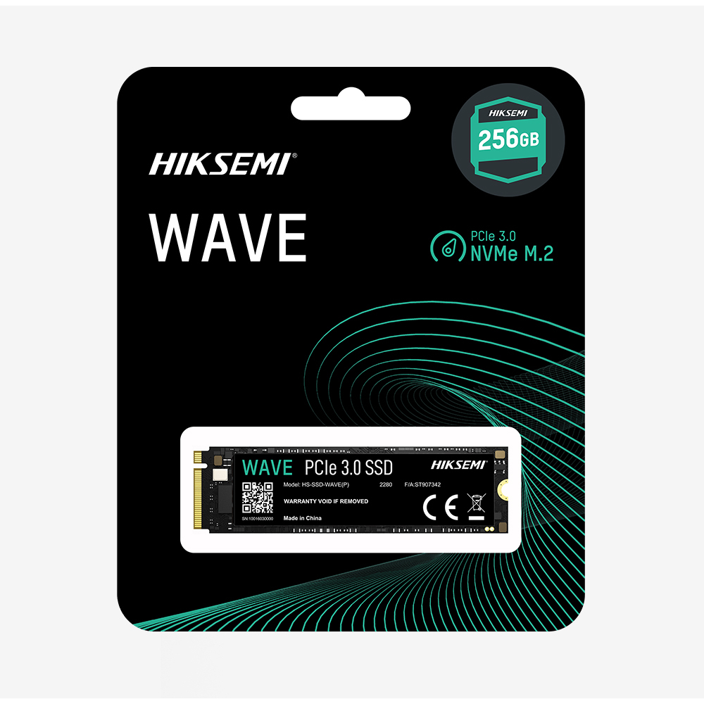 Unidad de Estado Sólido Hiksemi Wave P de 256GB (NVMe, PCIe Gen3, Hasta 2.280 MB/s)