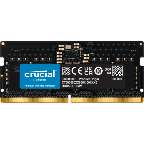 Memoria RAM Notebook Crucial Ballistix 8GB DDR5 5600MHz SO-DIMM (CT8G56C46S5)