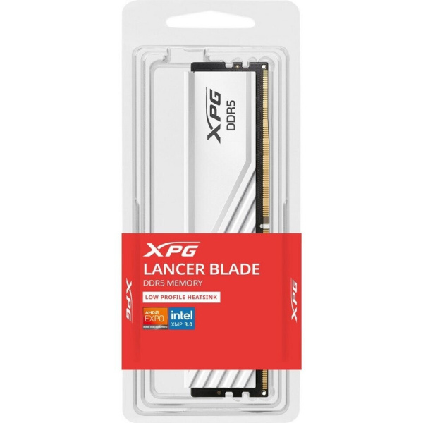 Memoria RAM DDR5 16GB 6000MT/s XPG Lancer Blade, UDIMM, White
