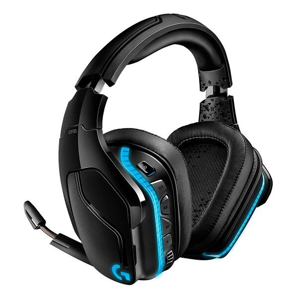 Audífonos Gamer Inalámbrico Logitech G935, Sonido 7.1, RGB Lightsync, DTS Headphone:X 2.0