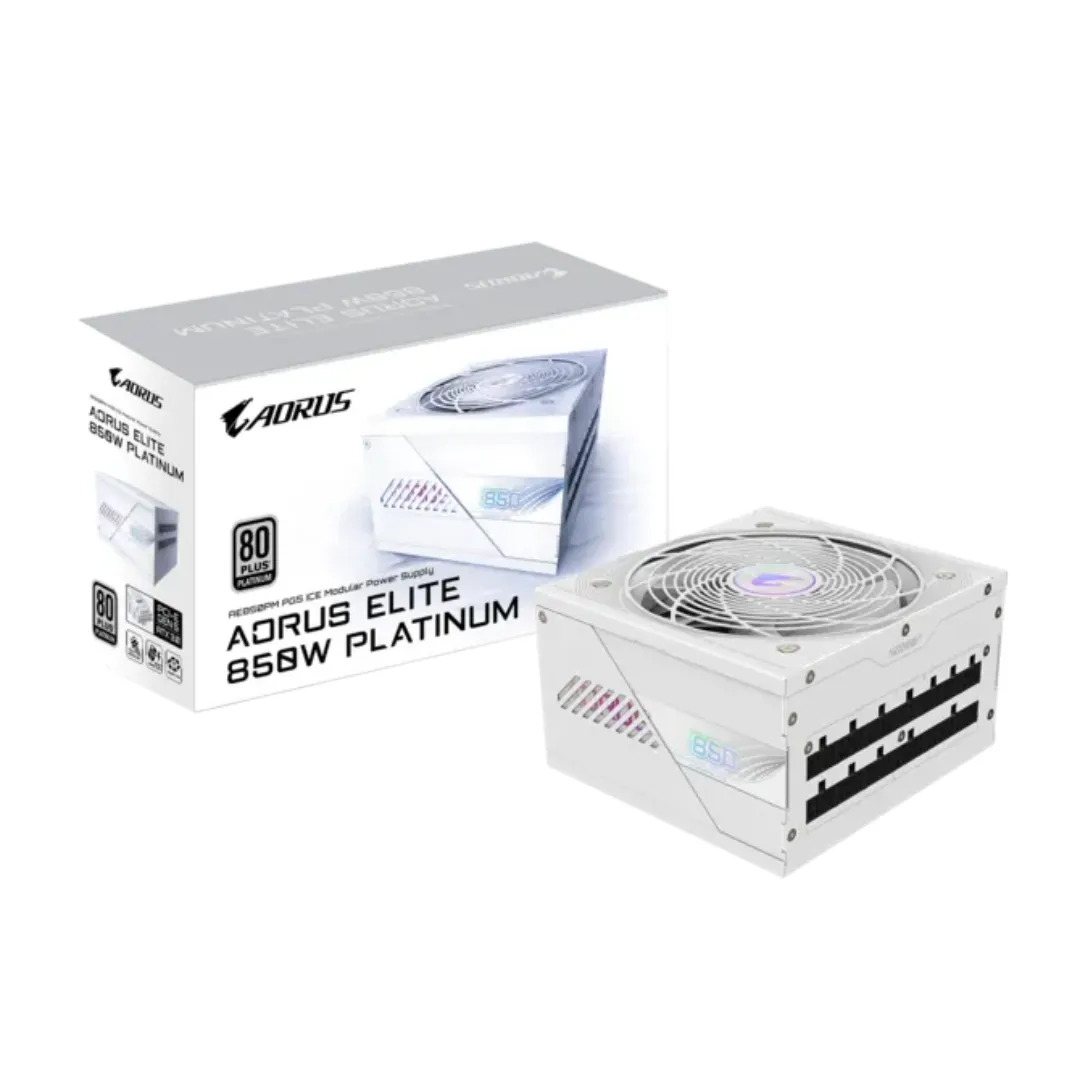 Fuente Gigabyte Aorus 850Watts GP-AE850PM PG5 ICE Platinum Full Modular
