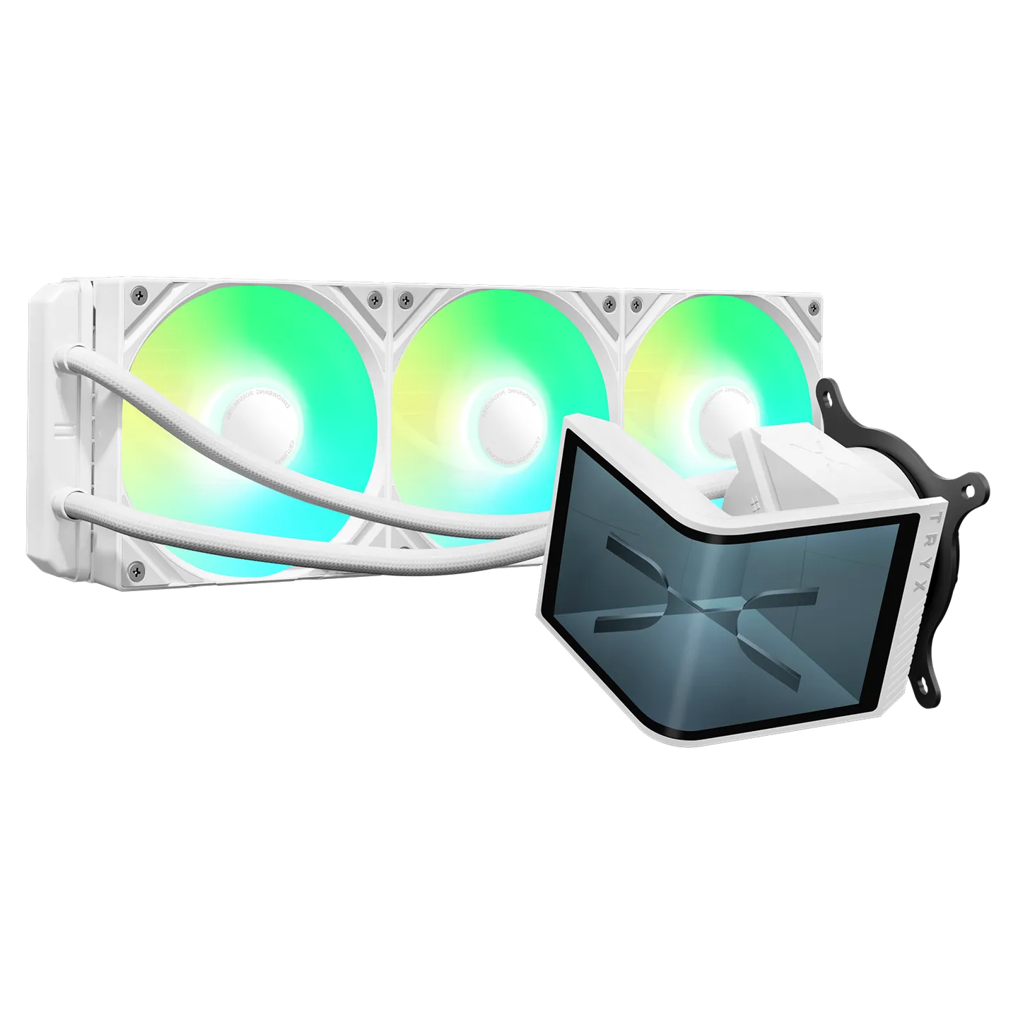 Refrigeración Líquida TRYX PANORAMA SE 360mm Blanco Ventiladores ARGB Pantalla AMOLED
