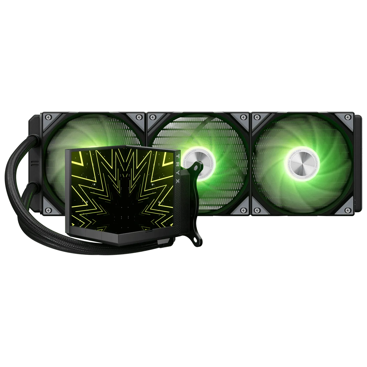 Refrigeración Líquida TRYX STAGE ARGB 360mm Negra Ventiladores ARGB Pantalla AMOLED