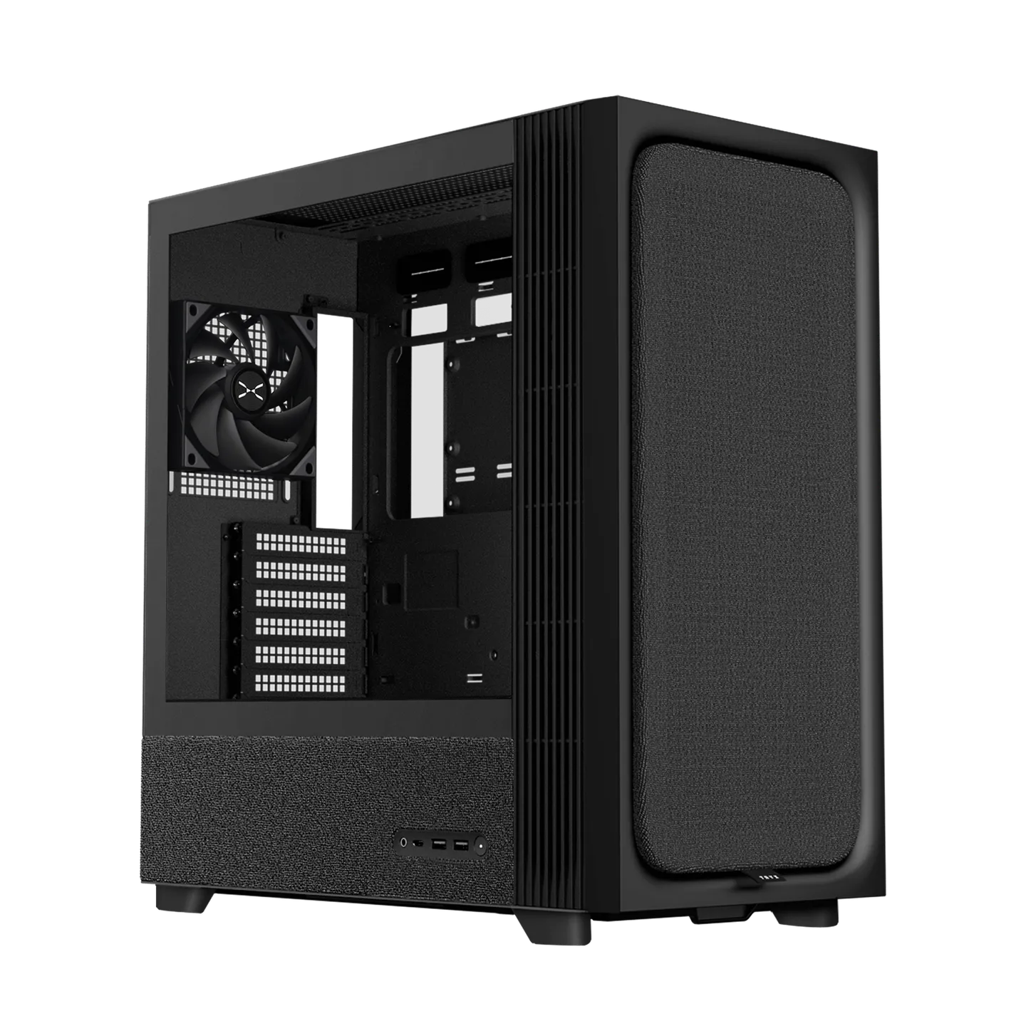 Gabinete Premium TRYX FLOVA F50 Mid-Tower ATX Negro