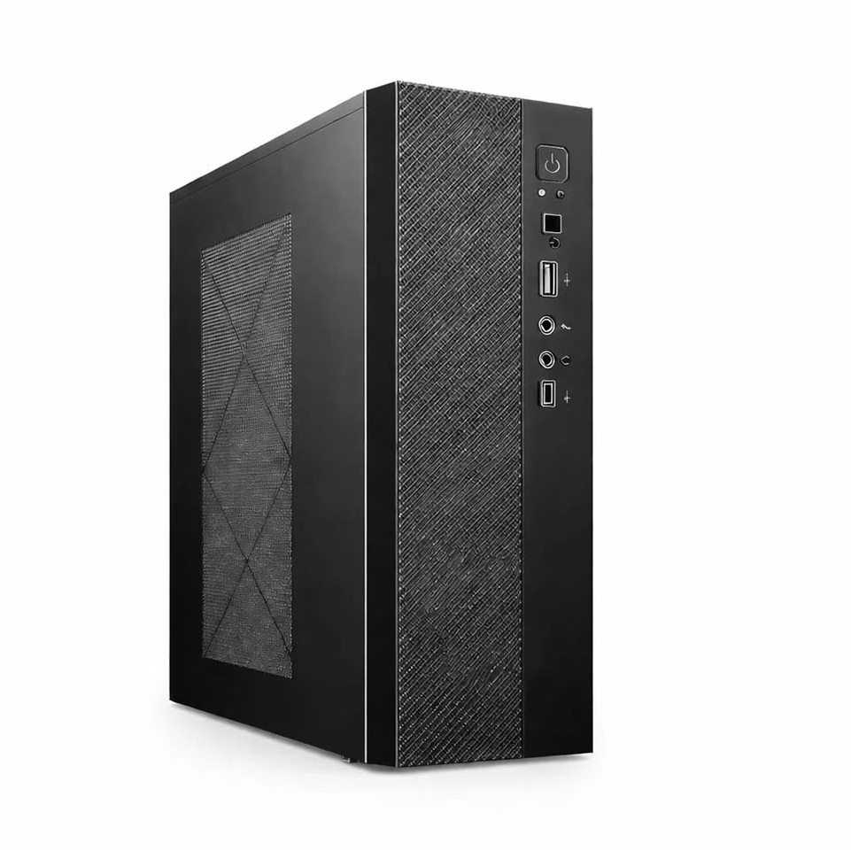 GABINETE SLIM J01 MATX / ITX / 650W USB-C/ USB 2.0/ USB 3 .0/ NEGRO
