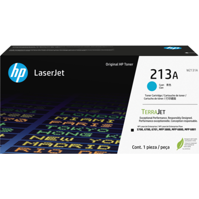 Toner HP 213A CYN ORIGINAL LASERJET CRTG