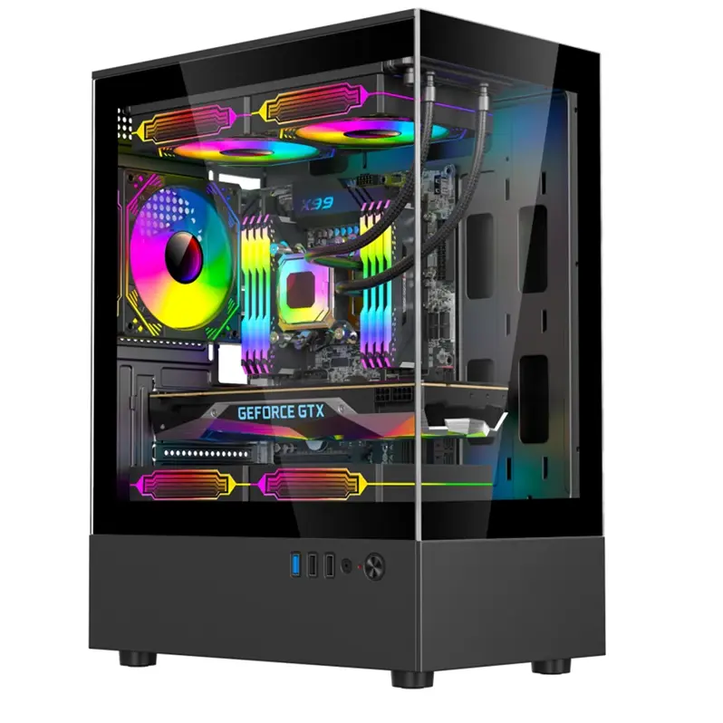 GABINETE GAMER  ESGAMING H60-BK 