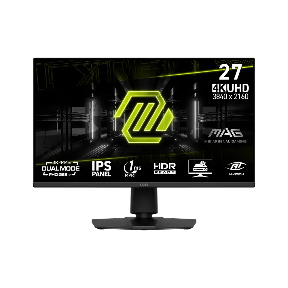Monitor Gamer MAG 275UPD E14 27″ Dual Mode 4K 144Hz / FHD 288 Hz  IPS 1ms