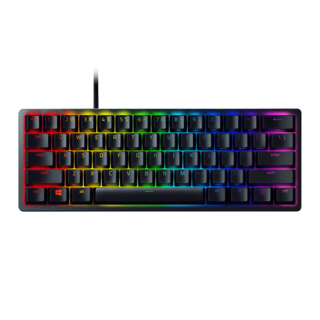 Teclado Gamer Razer Huntsman Mini, 60%, Switch Red, Chroma RGB, Snap Tap, Español