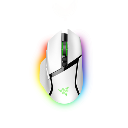 Mouse Gamer Inalámbrico Razer Basilisk V3 Pro, 30k DPI, HyperSpeed, Chroma RGB, White