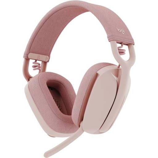 Audífonos Inalámbricos Logitech Zone Vibe 100, Over-Ear, Wireless Bluetooth, Rosa