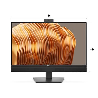 Dell - Intel Core i5 14500T / 4.8 GHz - DDR5 SDRAM - 24" - Integrated graphics