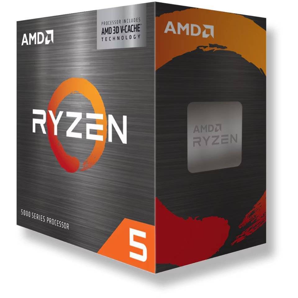 Procesador AMD Ryzen 5 5500X3D – Socket AM4, 6 Núcleos / 12 Hilos, 3D V-Cache,4.0GHz Turbo, Sin gráficos