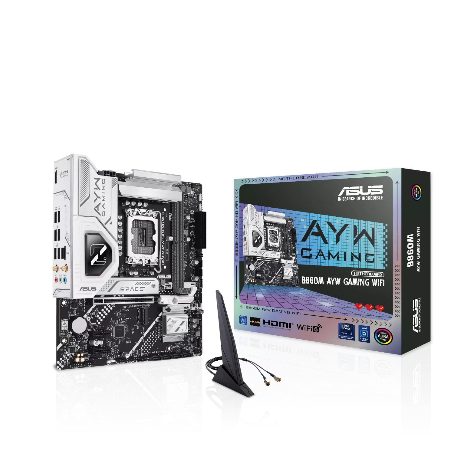 Placa Madre Asus B860M AYW Gaming WIFI LGA1851