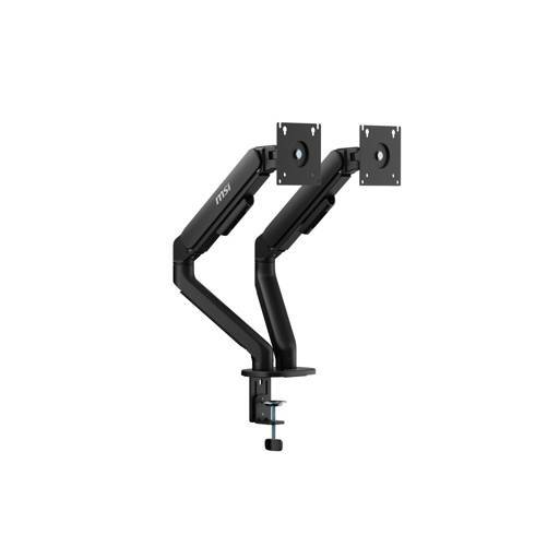 Brazo para Monitor Doble MSI MAG MT101DG, 17" a 32", Hasta 10 Kilos p/Pantalla, Matte Black
