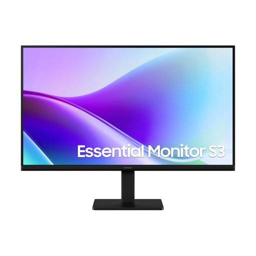 Monitor Plano Samsung Essential S3 S32GD 27'' FHD, 120Hz, Panel IPS, 5ms, Eye Saver, Negro