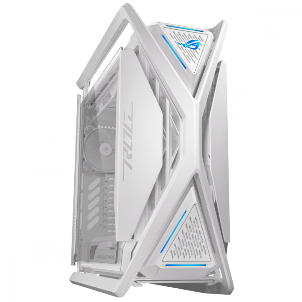 Gabinete Gamer ROG Hyperion GR701, Vidrio Templado, Hasta 420mm, Aura-Sync, E-ATX, Blanco