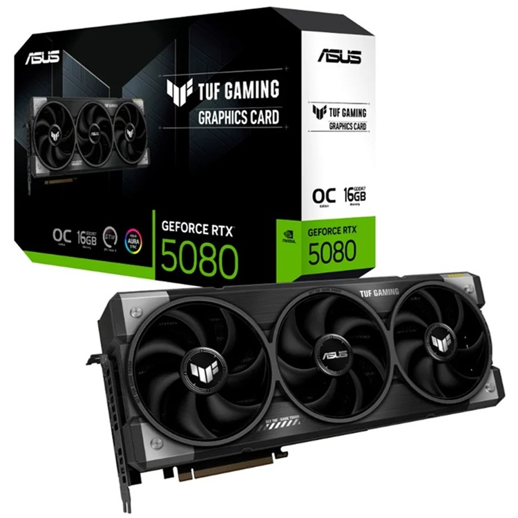 Tarjeta de Video ASUS TUF NVIDIA GeForce RTX 5080 16GB GDDR7 OC Edition PCIe 5.0