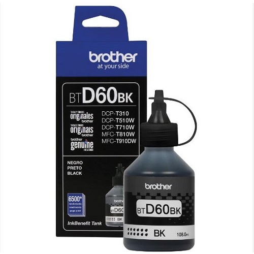 Brother BTD60BK - Ultra High Yield - negro - original - recarga de tinta - para Brother DCP-T220, T310, T420, T425, T510, T520, T525, T720, T820, MFC-T4500, T910, T920